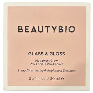 Beautybio Glass & Gloss 2 Step Retexturizing & Brightening Treatment 2x 1 oz NIB